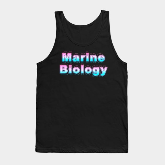 Marine Biology Tank Top by Sanzida Design